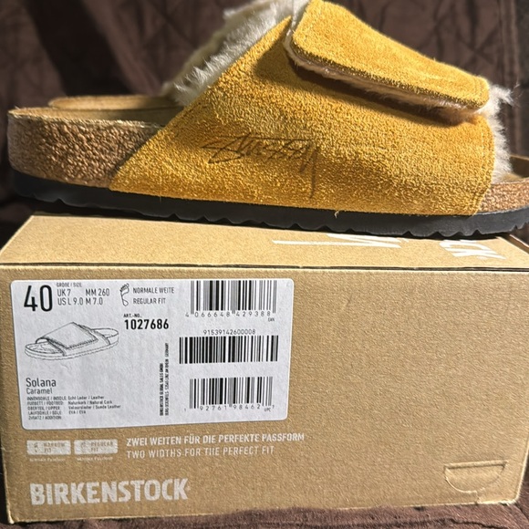 Birkenstock Stussy Solana sandals in Caramel 
Unisex size 9 women /7 in Men’s - Picture 4 of 13
